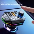 thumbnail image 2 of Bluetooth FM Transmitter for Car with Dual USB 3.1A Ports, Wireless Radio Adapter, Compatible with All Vehicles, 2 of 5