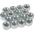 thumbnail image 2 of Speedway Motors Stock SBC Rocker Arm Nuts Complete Set of 16 for 3/8-24 NF Studs, Durable Steel with a Zinc Plated Finish, Stock Style Replacement Hardware, 2 of 5