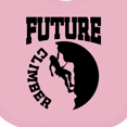 thumbnail image 4 of Inktastic Climbing Future Climber Boys or Girls Baby Bib, 4 of 4