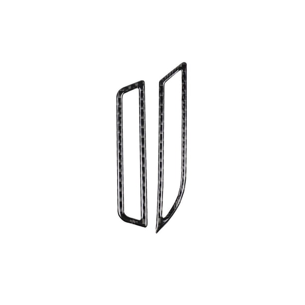 Fibra De Carbono Para Rejilla De Ventilación De Coche, Estilo Simple, Pegatina Interior Para Coche, Decoración Protectora Para Rejilla De Ventilación De Coche, Pegatina Premium Para 2 Pegatinas Minnieouse VI009076-02