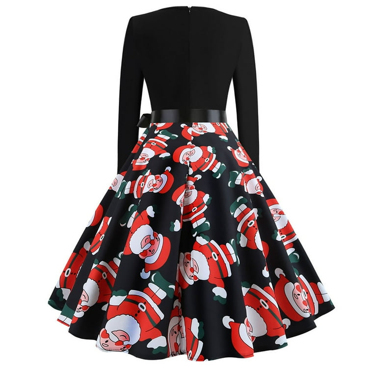 Abcnature Christmas Dress,Women Vintage Long Sleeve 50s Dresses,Xmas Printed Dress,A-line Retro Cocktail Swing Dress,Elegant O-Neck Christmas Evening Party Prom Dress,Dress for Women XL - Walmart.com Abcnature Christmas Dress,Women Vintage Long Sleeve 50s Dresses,Xmas Printed Dress,A-line Retro Cocktail Swing Dress,Elegant O-Neck Christmas Evening Party Prom Dress,Dress for Women XL - Walmart.com