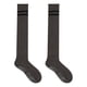 thumbnail image 1 of Calcetines largos antideslizantes hasta la rodilla, sin dedos, antideslizantes, para yoga, barra, pilates, hogar y ocio, 1 of 6