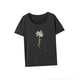 thumbnail image 5 of Camiseta de mujer con cuello redondo, ropa de calle, camiseta básica para uso diario S, 5 of 7
