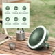 thumbnail image 4 of Mini LED Hanging Fan USB Rechargeable Desk Fan Portable 3 Speeds Wall Hanging Fan for Student Dormitory Home Outdoor Camping Office Small Desk Fan, 4 of 5