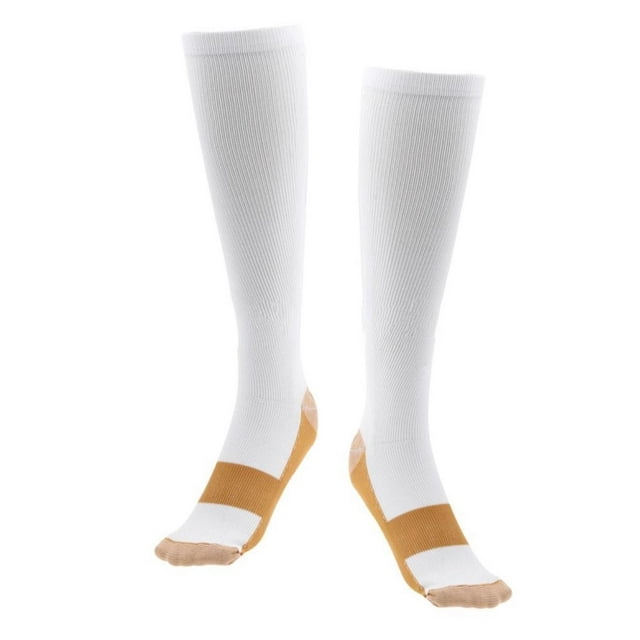 ITFABS Unisex Anti-fatigue Copper Compression Socks Soft Pain Relief Stocking