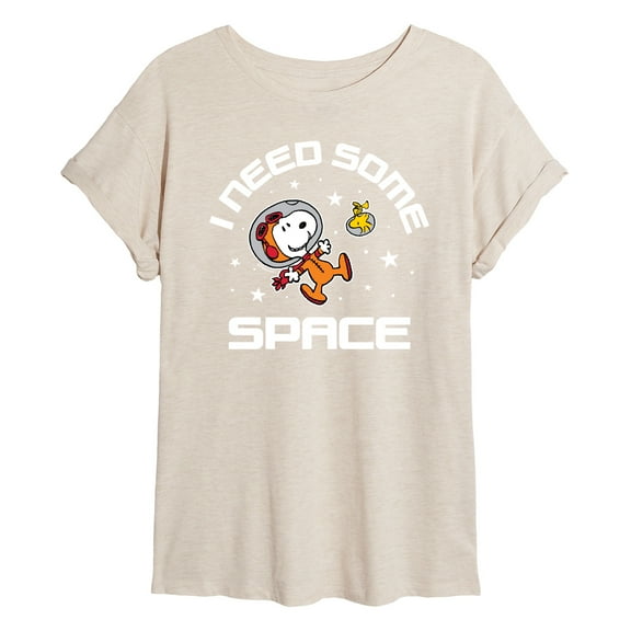 Peanuts - I Need Some Space - Juniors Ideal  T-Shirt