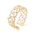 thumbnail image 1 of Jumpingount Anillos de flores huecas para mujer, anillos ajustables de cobre para chica, joyería para fiesta de noche de boda Ropa, zapatos y accesorios Miscelánea oro Jumpingount  PS13221-02, 1 of 6
