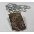 thumbnail image 3 of ST. MICHAEL IMAGE PRAYER SOLID THICK STAINLESS STEEL SHINE CROSS PRAYER, 3 of 3