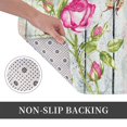 thumbnail image 3 of Kdxio Vintage Wood Background with Floral,16" x 24", Non-Slip Front Door Mats,Outdoor Welcome Mat Washable, 3 of 9