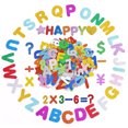 thumbnail image 3 of Diy Journal Stickers, Creative Toys: 150Pcs Assorted Mixed Colors, Non-Toxic EVA Foam Alphabet Letter Stickers, Enhance Practical Skills Through Creative Play, Suitable For Smooth And Clean Surfaces, 3 of 7