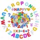 thumbnail image 3 of Pegatinas de letras variadas. Los proyectos de manualidades y arte se vuelven más vibrantes con nuestras coloridas letras autoadhesivas con purpurina del alfabeto EVA. No se requiere pegamento, 3 of 7
