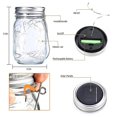 thumbnail image 2 of 20 Led 10 Pa Mason Jar Lid Solar Lights With Hanger For Mason Jar Fairy Tale Garden Patio [no Jar], 2 of 4