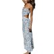 thumbnail image 4 of Txlixc Mujer Sexy Ahueca Hacia Fuera Maxi Vestido Spaghetti Straps Lace Up Bodycon Elegante Noche Fiesta Club Wear Midi Vestido Txlixc Casual, 4 of 6