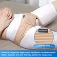 thumbnail image 4 of VELPEAU Hernia Belt Truss for Men and Women - Hernia Support Brace for Inguinal or Sports Hernia, 2 Removable Compression Pads & Adjustable Groin Straps(Beige, Large 41-46"), 4 of 8