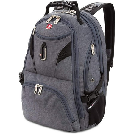 Swiss Gear Wenger Polyester 5977 ScanSmart Laptop Backpack, 17 inch, Grey