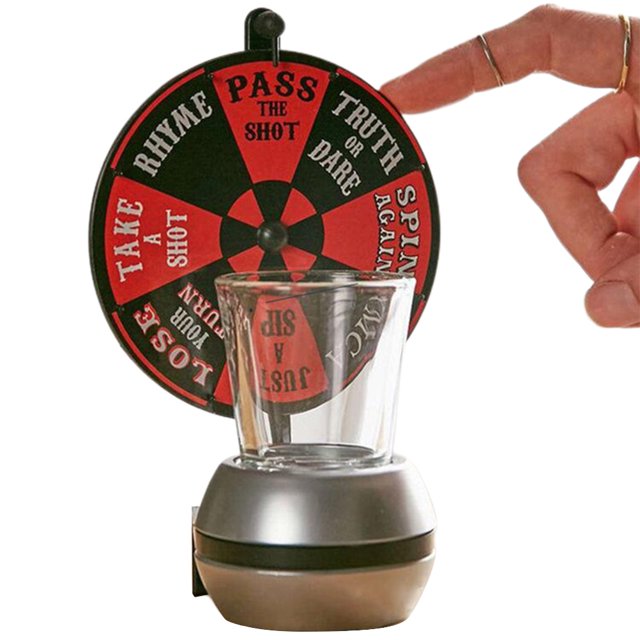 Juego de beber para fiesta, juguetes, rueda de tiros, juego de juguete giratorio