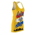 thumbnail image 3 of What Up Doe Women's Mini Tank Dress in Yellow for 4th of July, 3 of 4