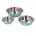 thumbnail image 1 of Tazón para Perros de Gato de Acero inoxidable, un Prueba de Ruido de Limpieza Fácil de Acero inoxidable Tazón para Mascotas Resistente Al Hogar Interior, 1 of 7