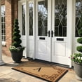 thumbnail image 7 of A1 Home Collections Natural Coir & Rubber Door Mat, Long-Lasting Entrance Doormats for Front Door, Thick & Non-Slip Durable Outdoor Entry Mat 36" x 72", 7 of 7