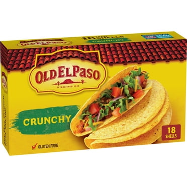 Old El Paso Crunchy Taco Shells, Gluten-Free, 18 Ct., 6.89 oz.