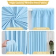 thumbnail image 2 of Cortinas de fondo PARTISKY Baby Blue de 4 x 3 m de poliéster, 2 of 7