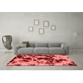 thumbnail image 3 of Ahgly Company Machine Washable Indoor Rectangle Abstract Red Modern Area Rugs, 2' x 3', 3 of 4