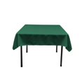 thumbnail image 1 of LA Linen TCpop52x52-TealP43 Polyester Poplin Square Tablecloth, Teal - 52 x 52 in., 1 of 1