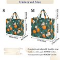 thumbnail image 2 of FORMRS Womens Corduroy Tote Bag Crossbody Shoulder Handbag with Pocket, Orange Leaves, 2 of 7