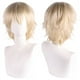 thumbnail image 1 of Zhuge Peluca de pelo corto unisex de anime, peluca de anime para cosplay, pelucas sintéticas resistentes al calor para fiesta de disfraces con flequillo, beige A, 1 of 2