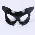 thumbnail image 2 of 2 uds. Máscara de gato para mujer, accesorio de disfraz de media cara, recuerdos de fiesta, máscara de disfraces de Halloween, máscara de mascarada, media máscara de ojo de gato, 2 of 5