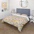 thumbnail image 1 of Designart "Simplicity In Scandinavian Flowers Ii" Multicolor Floral Bedding, 1 of 7
