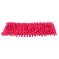 thumbnail image 3 of Almohadillas de cabeza plana de chenilla para fregona, repuesto de repuesto para limpieza de polvo, almohadillas para fregona de suelo (rojo), 1 ud., 3 of 6