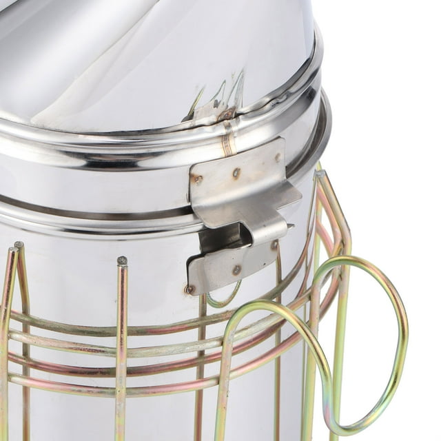 Gupbes Fumoir d'Apiculture, Fumoir Électrique de Ruche 5V en Acier Inoxydable avec Poignée Pare-Chaleur Équipement d'Apiculture, Fumoir de Ruche