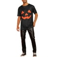 thumbnail image 2 of INSPIRE CHIC Halloween T-Shirts for Men's Short Sleeves Pumpkin Printed Graphic Tee Tops, 2 of 4