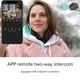 thumbnail image 5 of Mini cámara de seguridad WiFi, cámara de vigilancia remota IP, cámara de monitor de seguridad HD 4K, interconexión de aplicación de lente doble con soporte para el hogar, 5 of 5