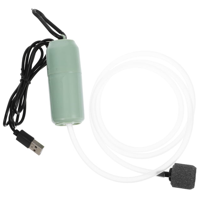 GOOHOCHY Bomba de aire USB silenciosa para acuarios, bomba de oxigenación para peceras, bomba de oxígeno silenciosa para acuarios.