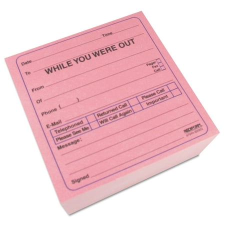 Rediform Office Products While You Were Out Self-sticking Mega Message Cube, 4 X 4, 512 Forms