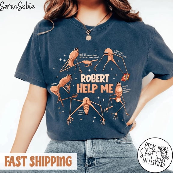 Marcus The Worm Shirt, Robert Help Marcus The Worm Ugly Shirt, Marcus The Worm Shirt, Funny Shirt, Brain Rot Shirt NAVY Unisex S-5XL Hot Trending Shirt, Vintage Birthday Gift