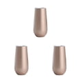thumbnail image 3 of Yuarrent Copas de cóctel, estructura firme sin costuras, flauta de champán, copa de tostado, vaso de vino de regalo dulce, oro rosa brillante Type1 NO1 Yuarrent CBP277782, 3 of 6