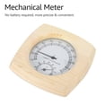 thumbnail image 2 of Wooden Temperature Humidity Meter Mechanical Temperature and Humidity Meter Hygrothermograph Thermometer Hygrometer Temperature and Humidity, 2 of 8