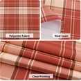 thumbnail image 3 of Checkered Tablecloth Square 54 x 54 Inch - Waterproof, Wrinkle Resistant and Washable Buffalo Plaid Table Cloth, Gingham Table Covers for Christmas Wedding Party Camping, Red, 3 of 7