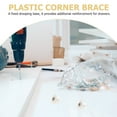 thumbnail image 3 of 100 Pcs Plastique en Forme de L pour Réparation de Meubles et Renforcement, 3 of 5
