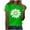 #1_Green, variant on Women Print Tunic Top Cute Flower Graphic Tops Crew Neck Tee Shirt Slim Fit T-Shirt Dressy Trendy Blouses Summer 2025 Fashion Tees