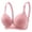 Pink, variant on Gymayou Women Floral Lace Soft Underwire Adjustment Bra Push Up Lift Bust Shaping Bra Adjustable Wide Strap Everyday Lace Bra Black 100BC