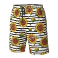 thumbnail image 5 of Naloa Cute Sunflowers Men's Beach Shorts, Surfing shorts, Swim trunks, Quick Dry Swim Trunks for Surfing Beach Fun - XX-Large, 5 of 9