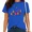 D-Blue, variant on UNISHE Women's Trendy Choose Kindness Graphic T-Shirt Short Sleeve Tee Casual Tops Black, M