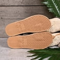 thumbnail image 6 of Womens Toe Ring Flat Sandals Comfortable Flip Flops T Strap Footbed Sandals Ankle Strap Summer Beach Shoes, 6 of 8