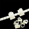 thumbnail image 2 of Raindrops Self-Adhesive Cable Clips 50Pack for Wall Mounting and Desk Organization, 2 of 8