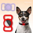 thumbnail image 4 of Greeniant Funda protectora de silicona para mascotas, buscador de GPS, y gato, lazo para Airtags para Locator Tracker, Suministros para perros Taro morado Greeniant PT000451-11B, 4 of 6