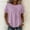 Purple, variant on SEMPAI Cotton Linen Shirts for Women Summer 2026 Boho Retro Embroidered Tops Short Sleeve Dressy Casual Blouses Loose Tunics
